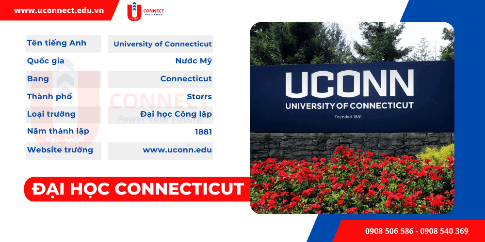 Học bổng và học phí đại học CONNECTICUT (UConn) - Nước Mỹ